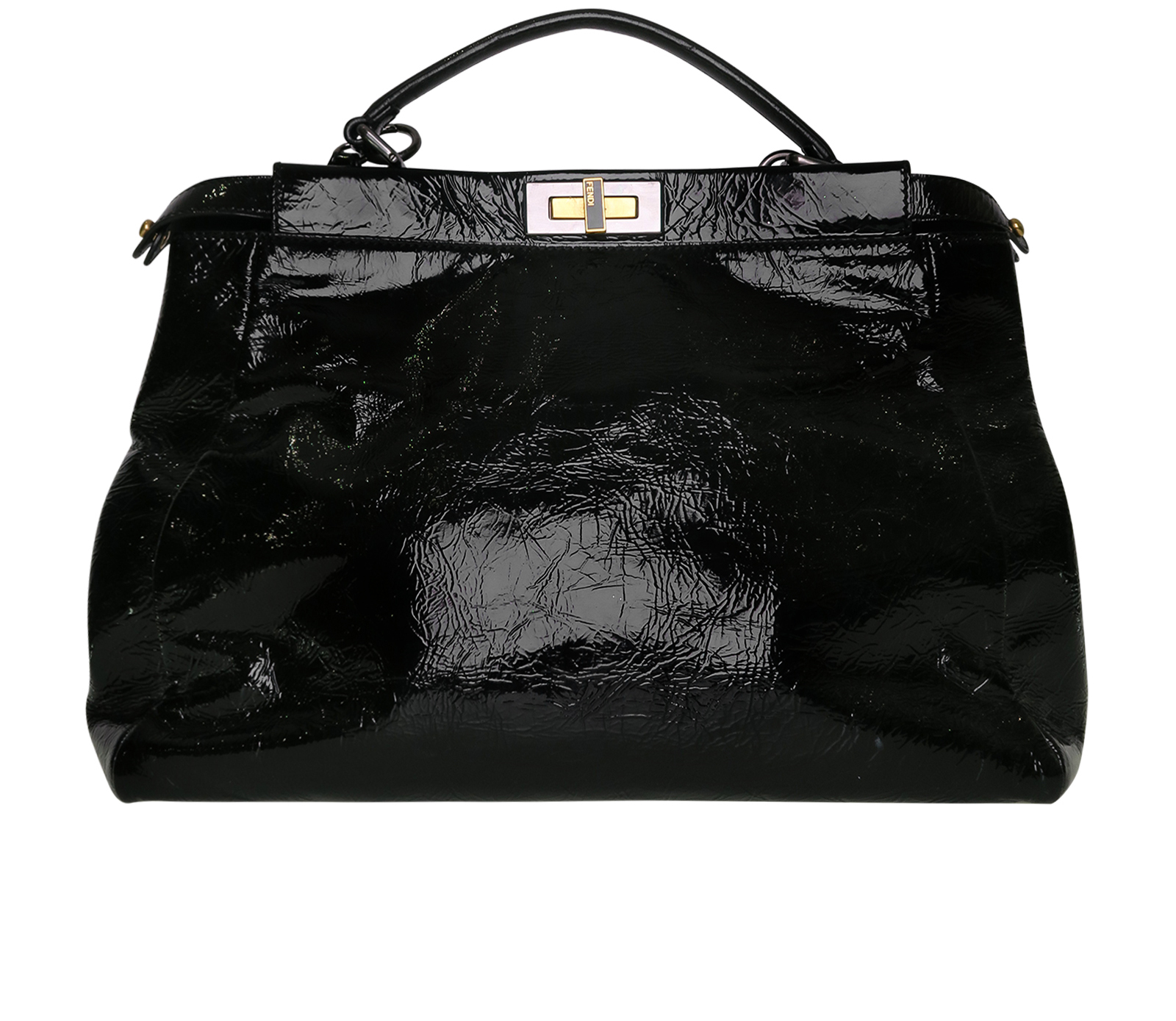 Fendi peekaboo best sale patent leather